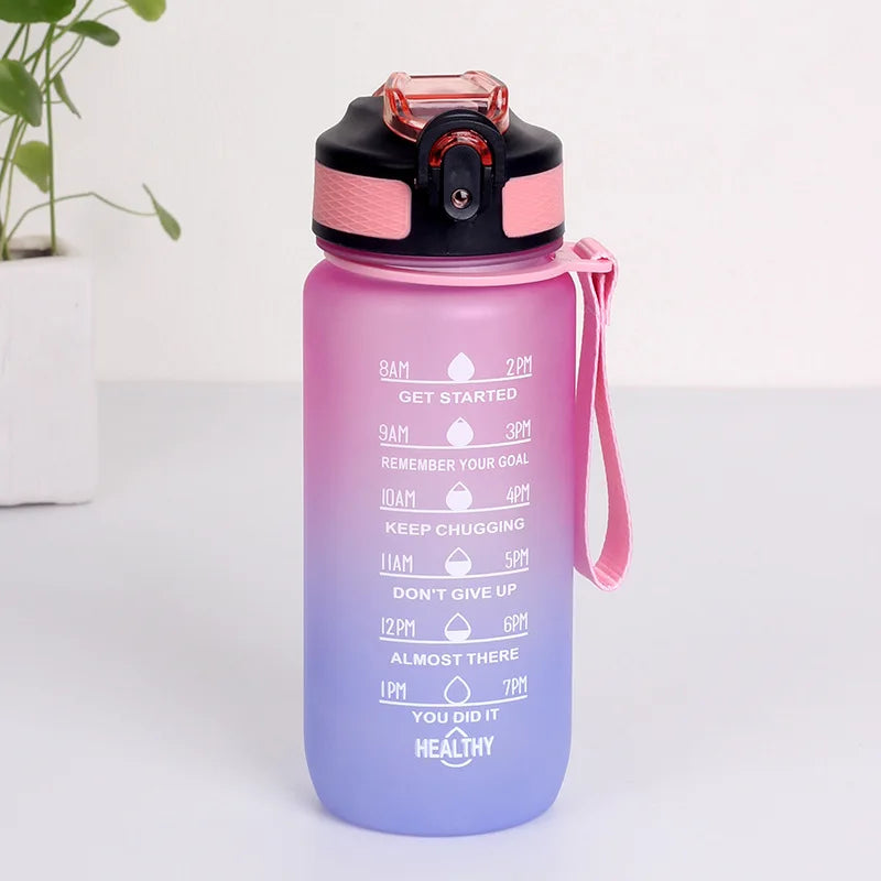 Water Bottle with Time Marker