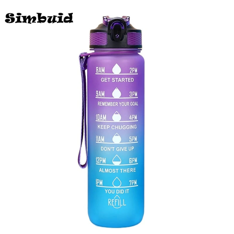 Water Bottle with Time Marker