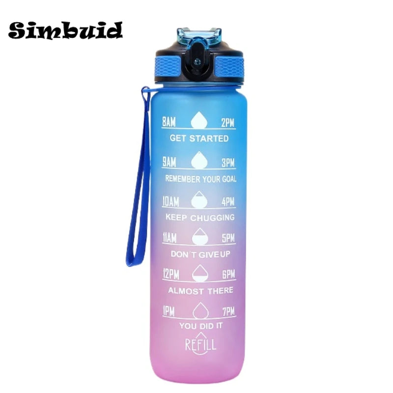 Water Bottle with Time Marker