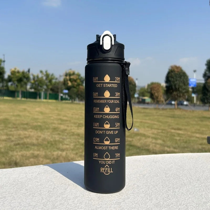 Water Bottle with Time Marker