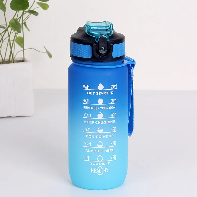 Water Bottle with Time Marker