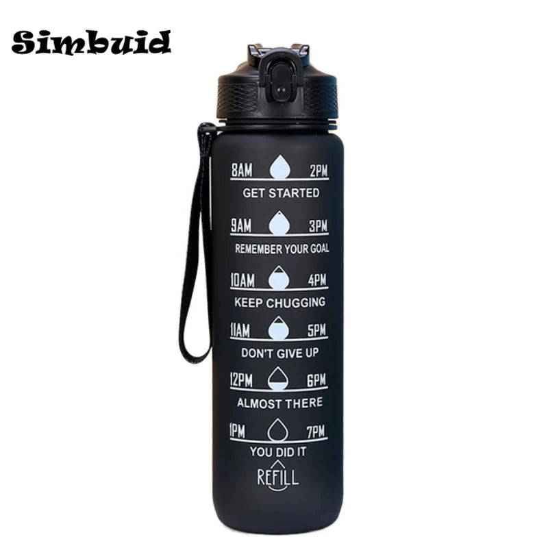 Water Bottle with Time Marker