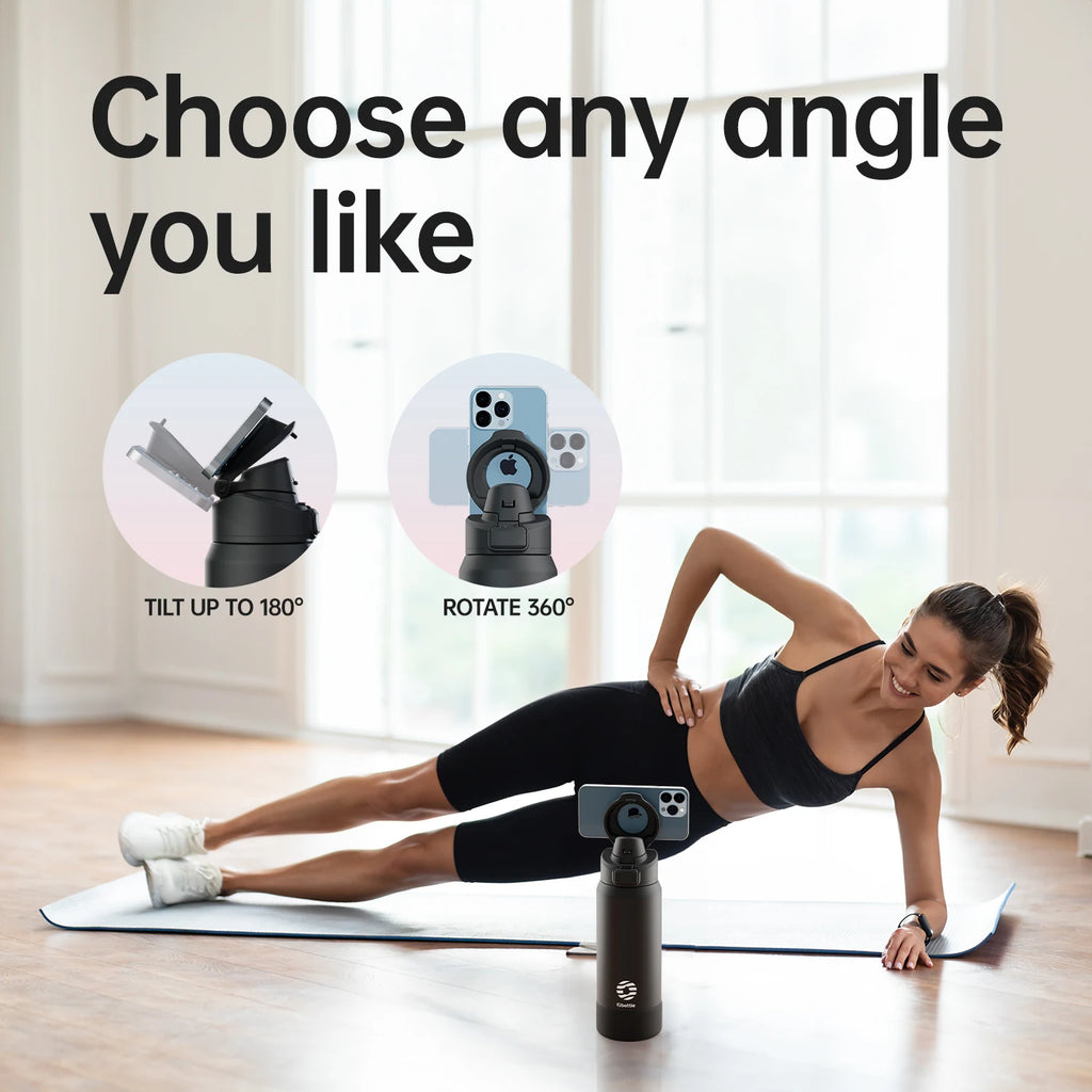 Stainless Steel Water Bottle with Magnetic Cap