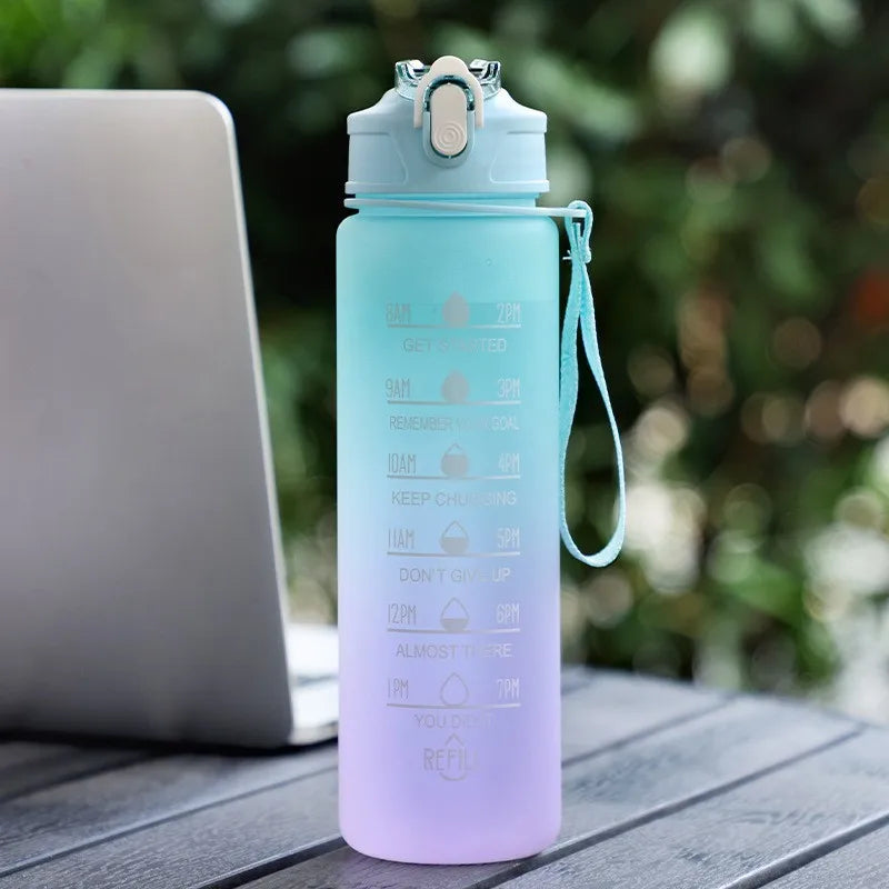 Water Bottle with Time Marker