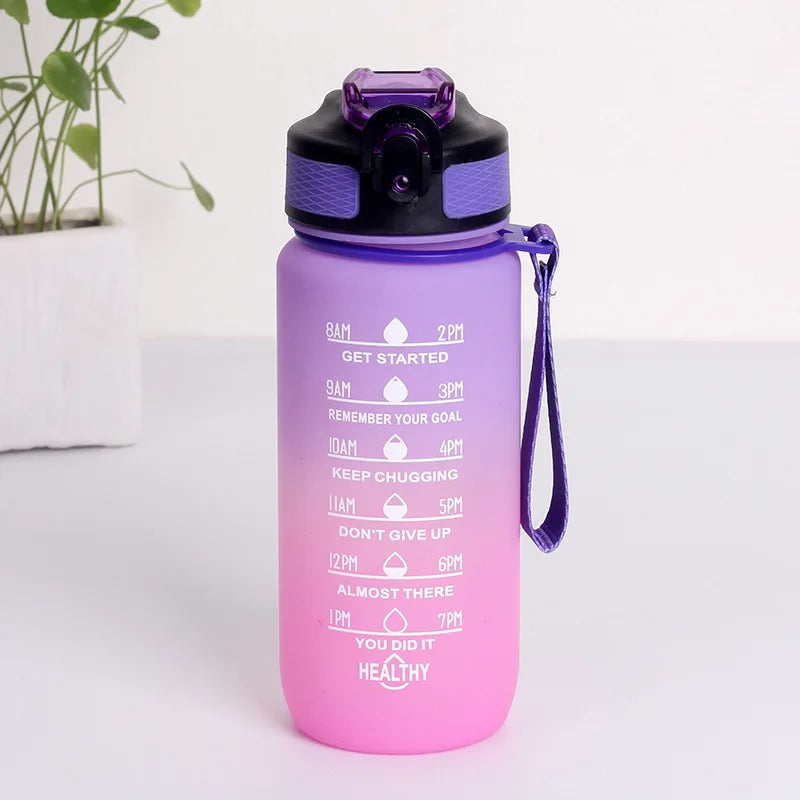 Water Bottle with Time Marker