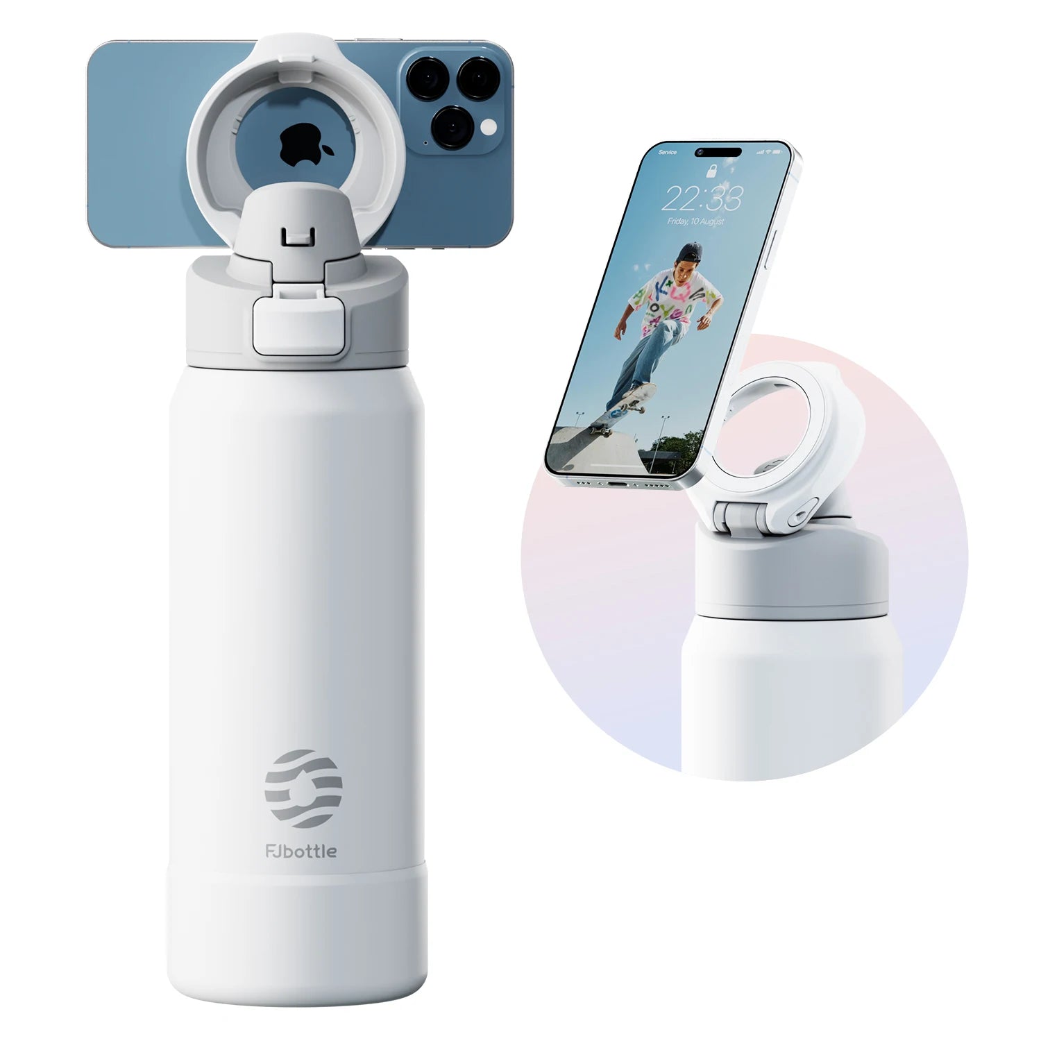 Stainless Steel Water Bottle with Magnetic Cap