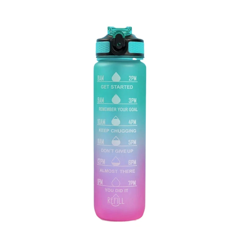 Water Bottle with Time Marker