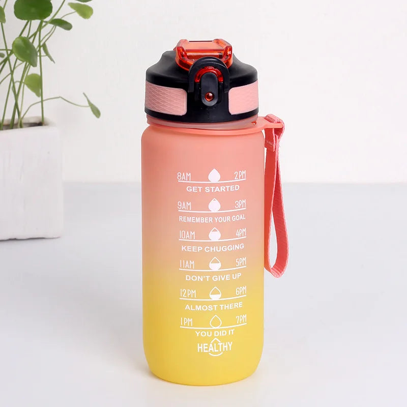 Water Bottle with Time Marker